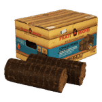 Bûche compressée de nuit Prati’bûches – Chaleur longue durée